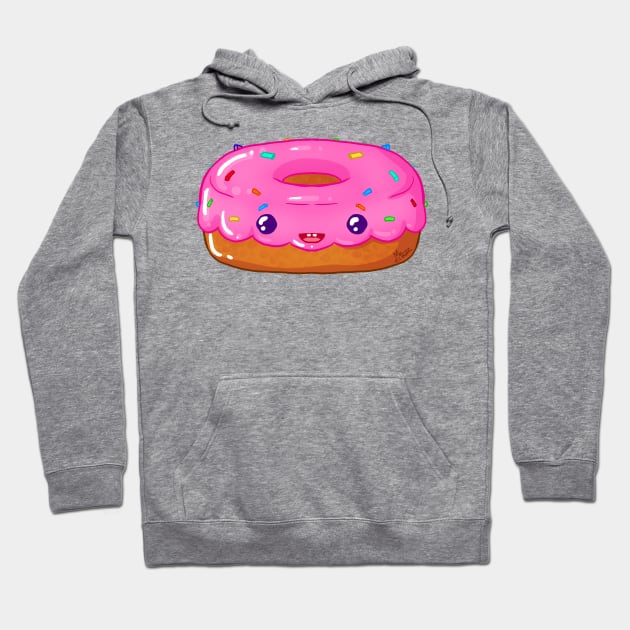 cute donut kawaii Hoodie by koneko